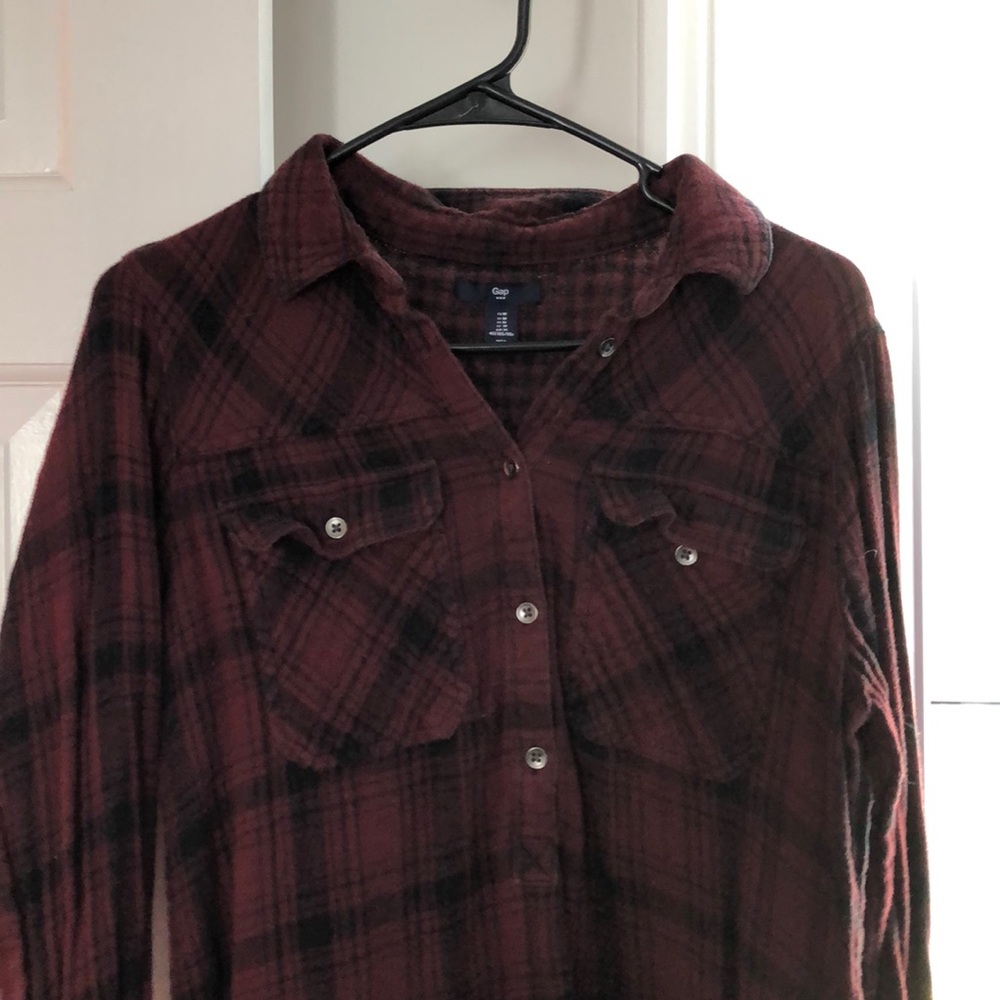 Gap flannel dress